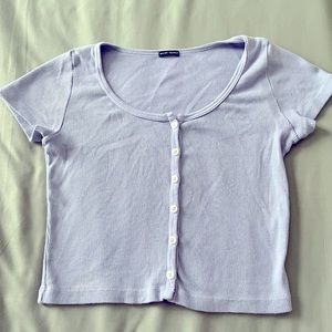 Super cute BRANDY MELVILLE purple ZELLY TOP NEVER WORN NWOT